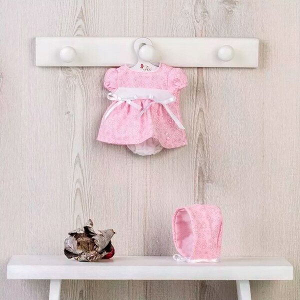 ASI Set Abito Rosa con Cappellino per Bambola Gordi 28 cm