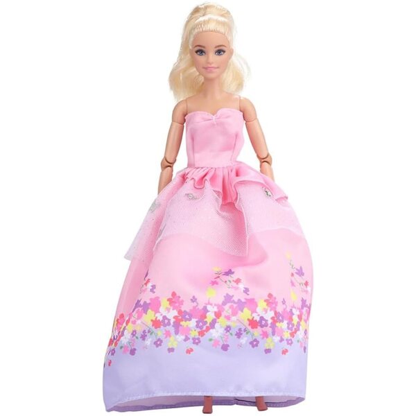 30 cm Puppenkleidung – Bedrucktes Prinzessinnenkleid, 1/6 BJD Freizeitkostüm