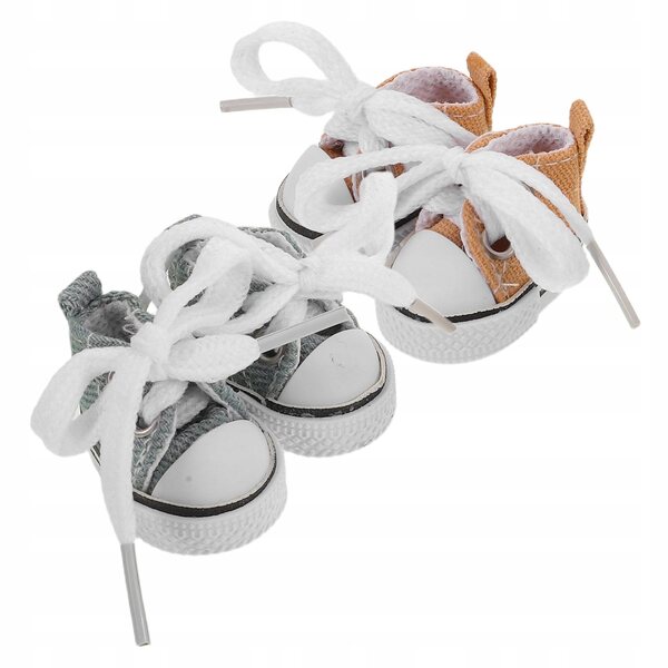 Mini scarpe per bambole 2 paia colorate per giochi di travestimento creativi