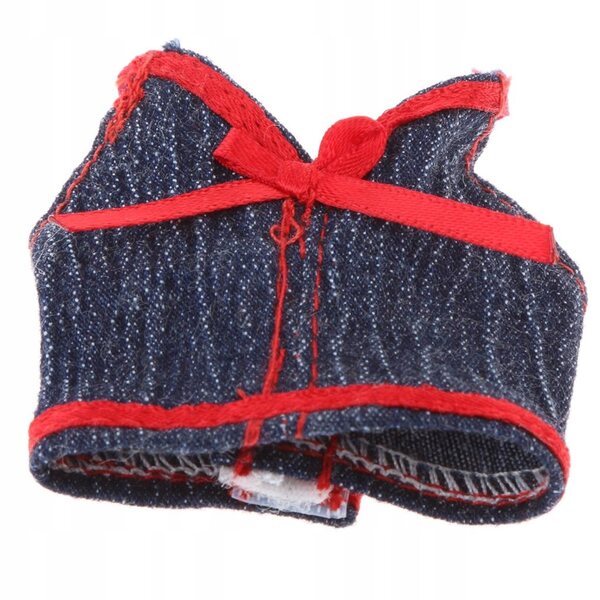 Bekleidungsset für 28–33 cm große Puppen mit Leibchen-Oberteil und Jeanshose