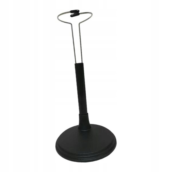 Supporto regolabile per bambole 1/6 nero altezza 14-20 cm per figura d'azione