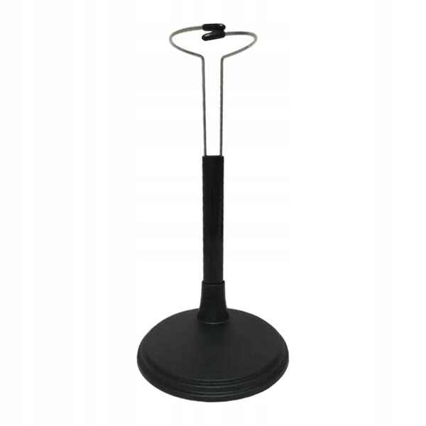 Supporto regolabile per bambole 1/6 nero altezza 14-20 cm per figura d'azione