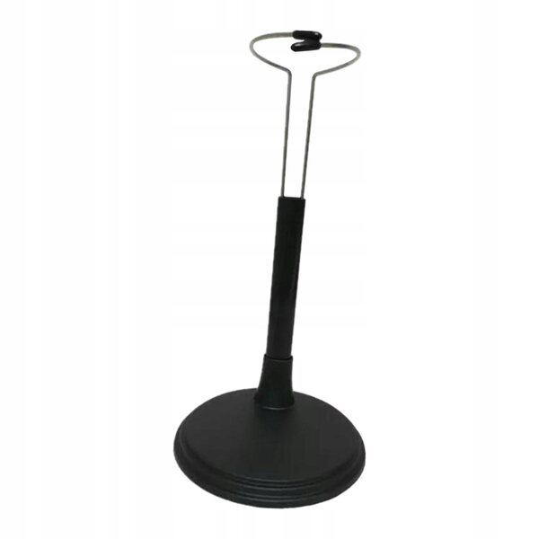 Supporto regolabile per bambole 1/6 nero altezza 14-20 cm per figura d'azione