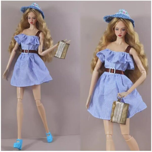 30-cm-Puppenkleidung – Komplettset mit lässigen Outfits und Röcken für 1/6-BJD-Puppen
