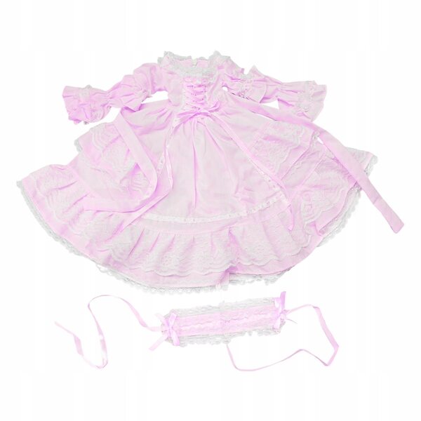 Kleid für BJD 1/3 35 cm Puppe. Elegantes und bequemes Prinzessinnenkleid