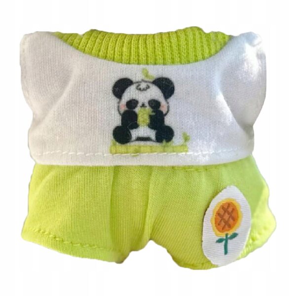 Grünes Kleidungsset für 17-cm-Puppen – T-Shirt und weiche Hose