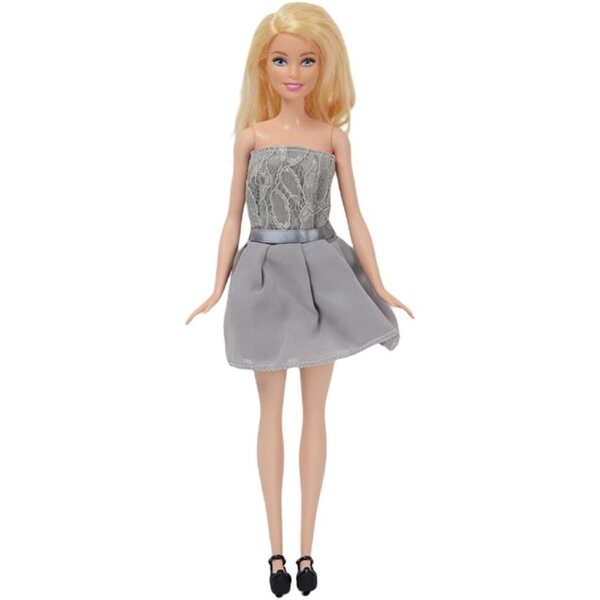 Kurzes Spitzenkleid für 30 cm große amerikanische Puppe – 1/6 BJD Freizeitkostüm