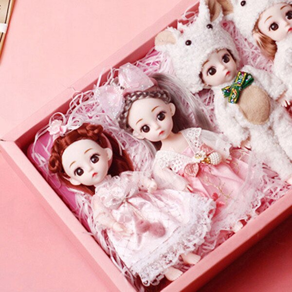 1 Zestaw BJD Lalki Wykwintne 1/12Scale Dress up Accs Śliczna Codzienna Zabawka Urodziny E