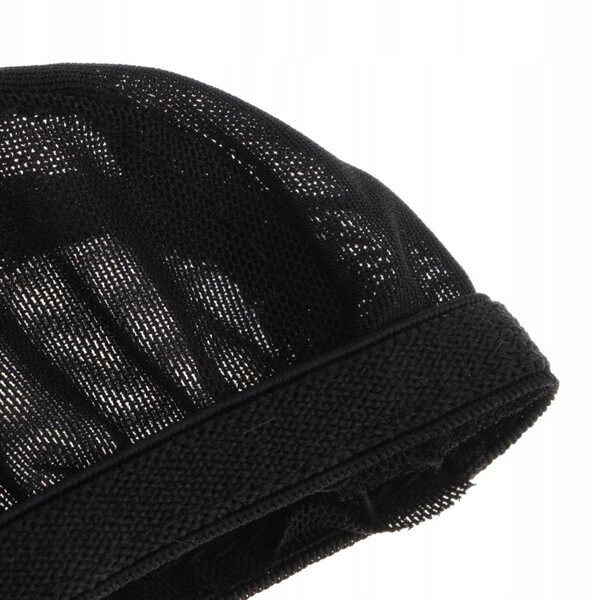 1/12 Puppe Perücke Netzhut – 2-teiliges Set Schwarz DIY