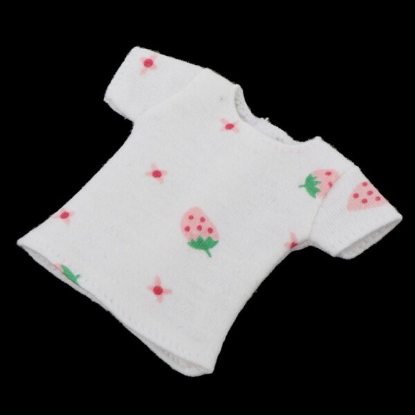 Maglietta Casual per Bambole 1/6 BJD in Tessuto Multicolore per Accessori Moda