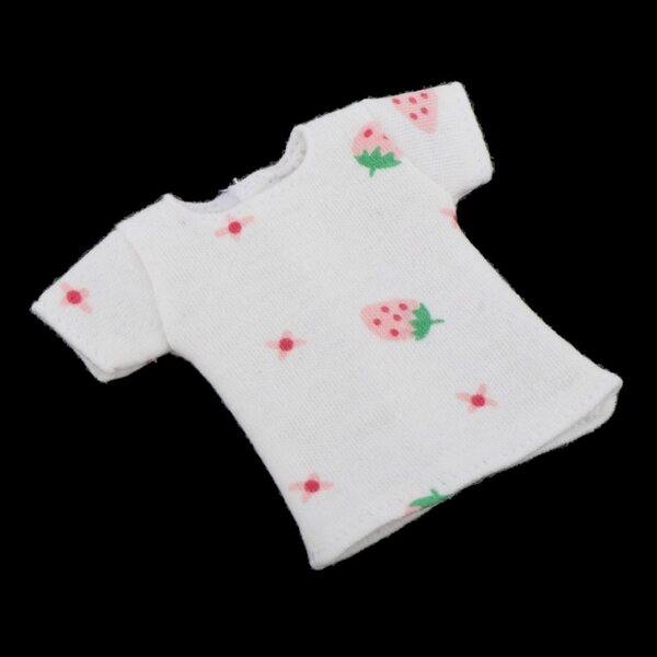 Maglietta Casual per Bambole 1/6 BJD in Tessuto Multicolore per Accessori Moda