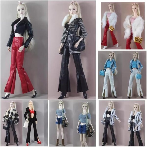 11,5 Zoll 1/6 BJD Puppenkleidung lässiger Odulu-Stil, komplettes Set
