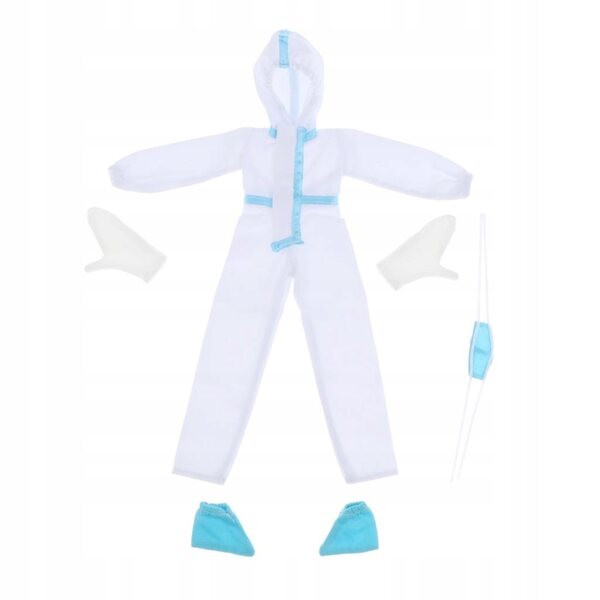 Kombinezon protettivo moda per bambole 1/4 BJD con accessori originali