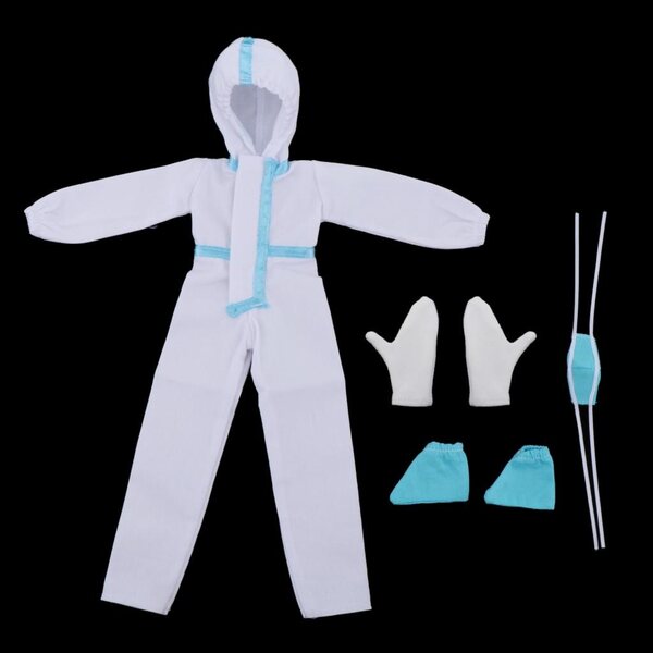 Kombinezon protettivo moda per bambole 1/4 BJD con accessori originali