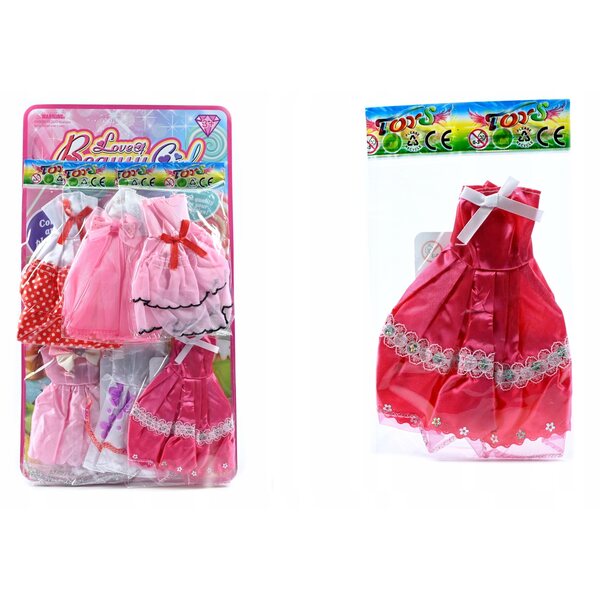 SUKIENKA LALKI BARBIE UBRANKO SUKNIA RÓŻNE KOLORY
