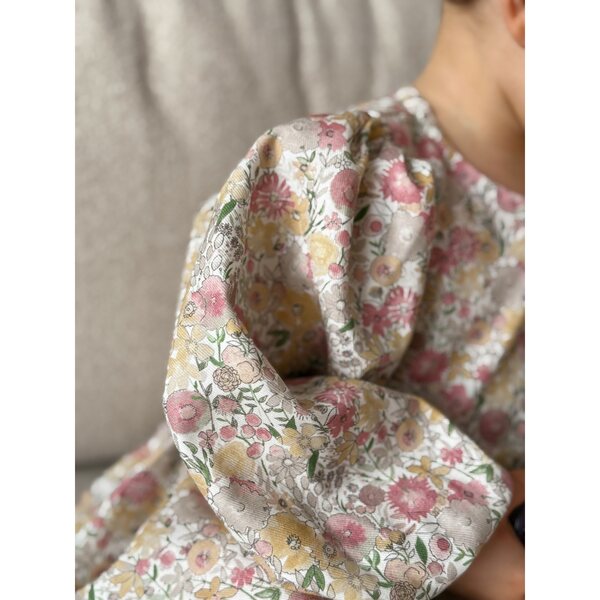 Baumwollkleid für ein kleines Mädchen und eine Puppe, passendes Set, 92 cm