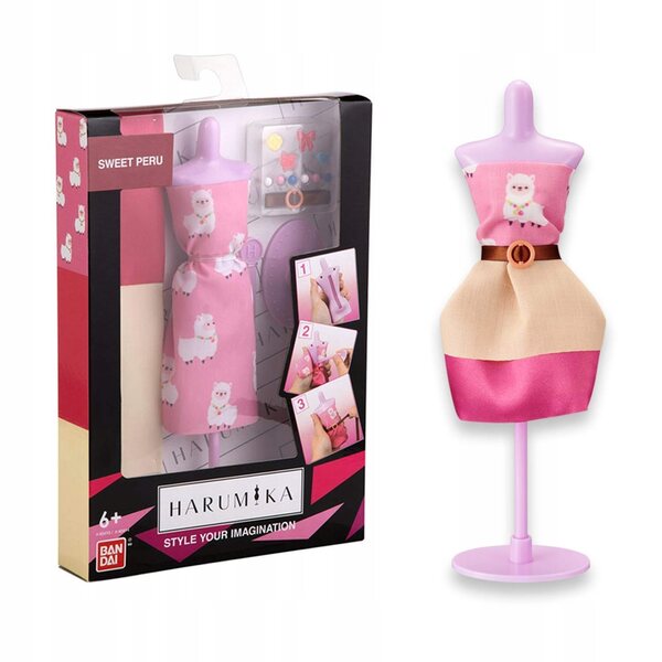 Bandai Harumika Modedesign-Set für Puppen ohne Nadel und Kleber