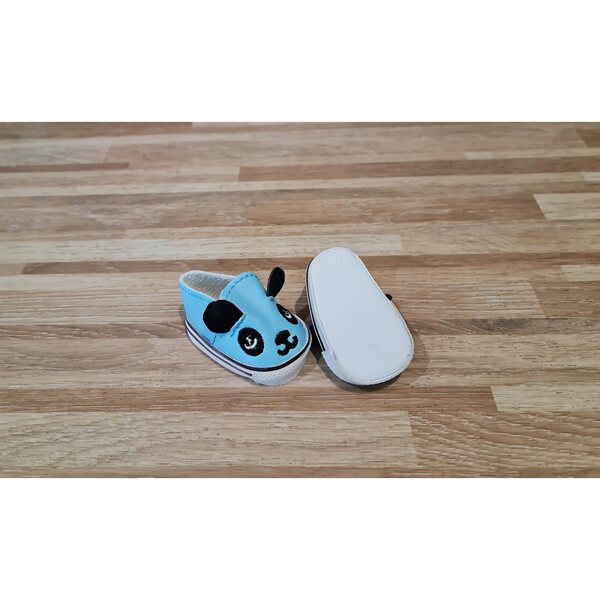 Buciki panda blu per bambola Paola Reina 32 cm, accessori nuovi e regalo ideale