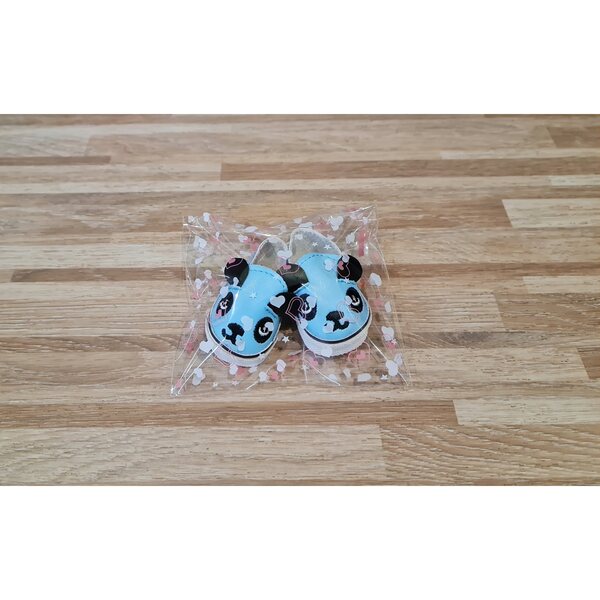 Buciki panda blu per bambola Paola Reina 32 cm, accessori nuovi e regalo ideale