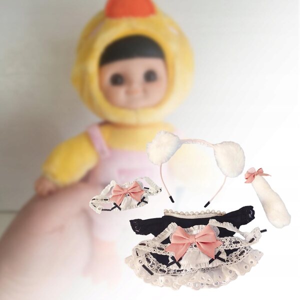 Abbigliamento morbido per bambole peluche 20 cm – vestiti in cotone per bambole