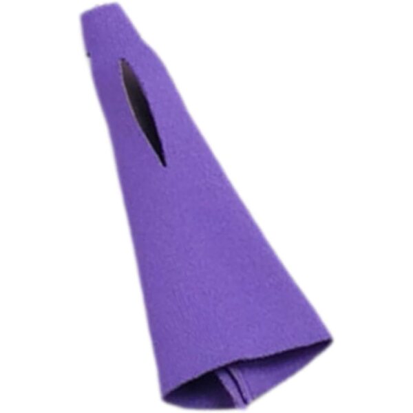 Mini abito aderente viola per action figure 1:12 femminili 6 pollici in tessuto