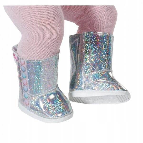 Baby Born Holografische Winterstiefel für 43 cm große Puppen – modernes Design