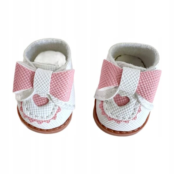 Bucini per bambole in pelle PU morbida per bambole da 17 cm, colore bianco