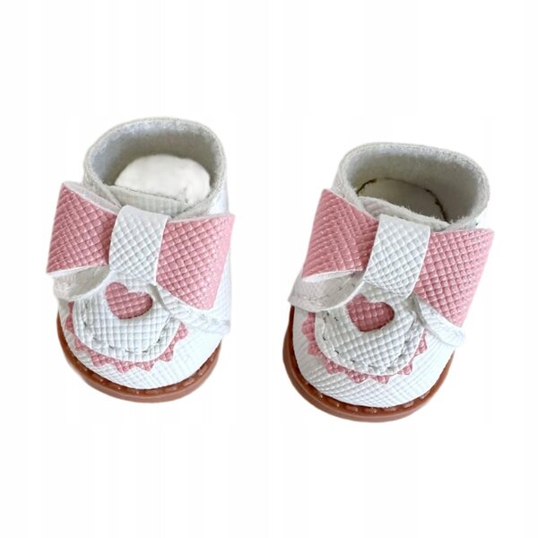 Bucini per bambole in pelle PU morbida per bambole da 17 cm, colore bianco