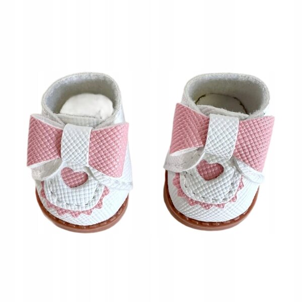 Bucini per bambole in pelle PU morbida per bambole da 17 cm, colore bianco