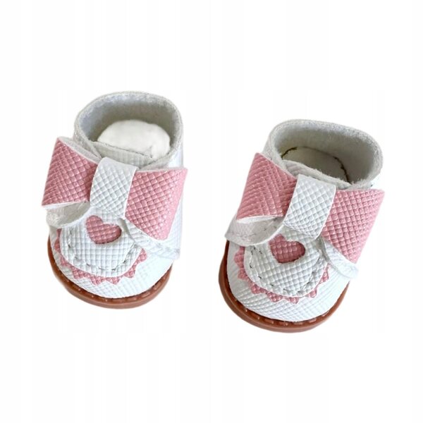 Bucini per bambole in pelle PU morbida per bambole da 17 cm, colore bianco