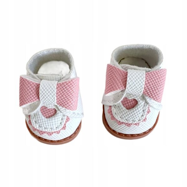 Bucini per bambole in pelle PU morbida per bambole da 17 cm, colore bianco