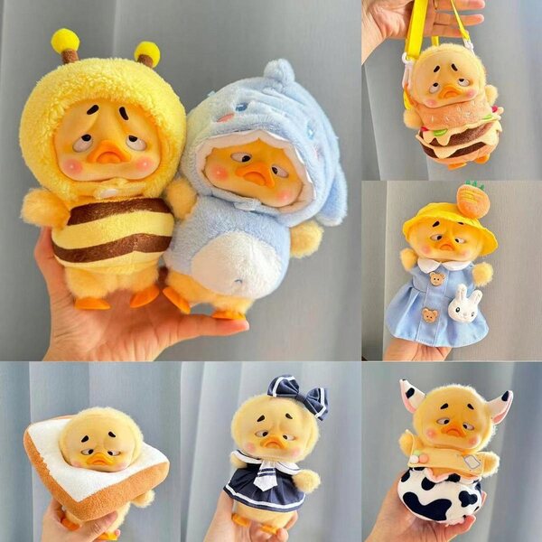Plüschkleidung für Enten 15 cm – weiches Kleidungsset für Puppen