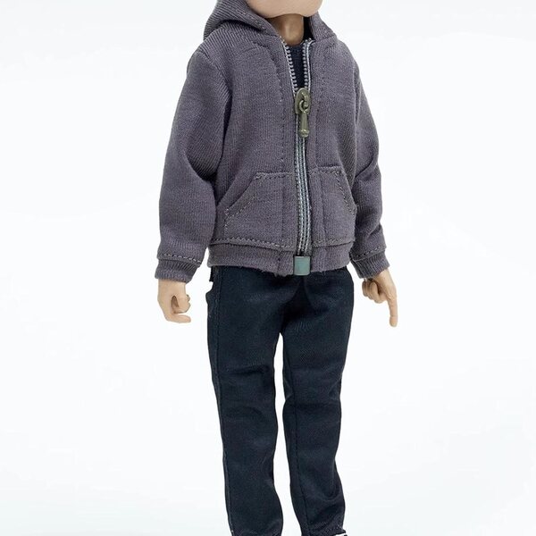 Abbigliamento Bambole Uomo 1/12 Felpa, Gilet e Pantaloni per Figure 6" RNXRZANK