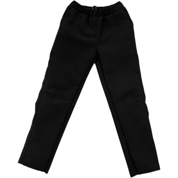 Pantaloni TISHITA per Action Figure Uomo 1:6, Nero, Tessuto Morbido e Design Sportivo