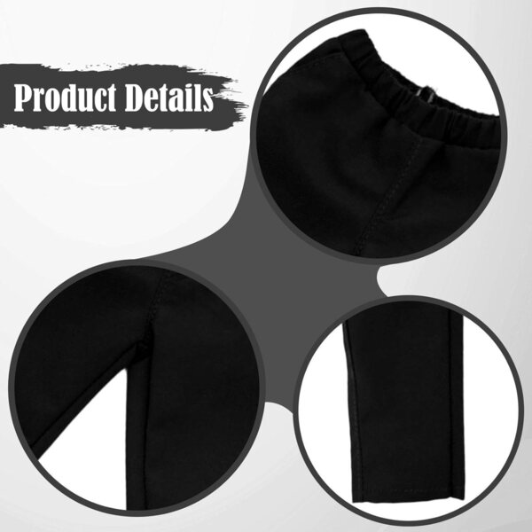 Pantaloni TISHITA per Action Figure Uomo 1:6, Nero, Tessuto Morbido e Design Sportivo