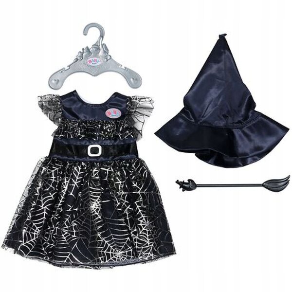 Costume da Strega per Bambole BABY born 43 cm - Outfit Magico Originale