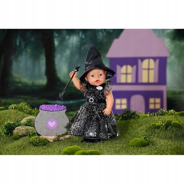 Costume da Strega per Bambole BABY born 43 cm - Outfit Magico Originale