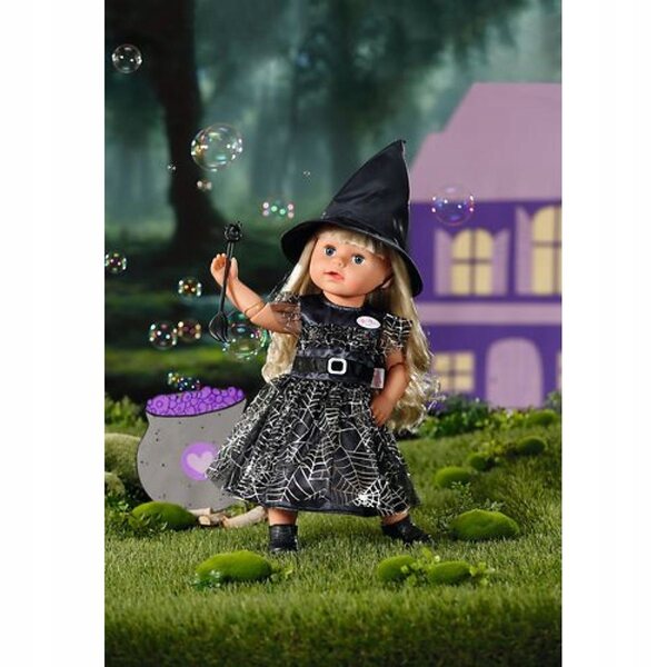 Costume da Strega per Bambole BABY born 43 cm - Outfit Magico Originale
