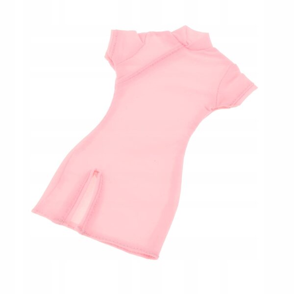Cheongsam-Kleid für Damen im Maßstab 1:6, rosa Cosplay-Kleid für 12-Zoll-Puppen