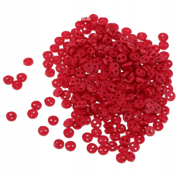 Set 300 Bottoni Mini Rotondi 4 mm per Cucito e Artigianato Fai da Te