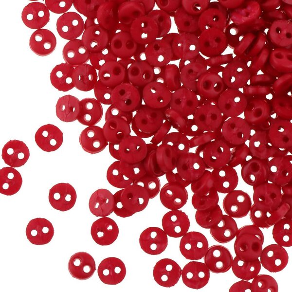 Set 300 Bottoni Mini Rotondi 4 mm per Cucito e Artigianato Fai da Te