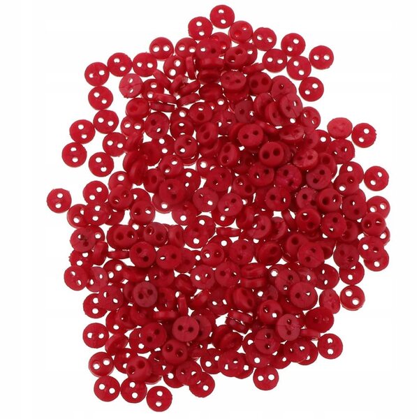 Set 300 Bottoni Mini Rotondi 4 mm per Cucito e Artigianato Fai da Te