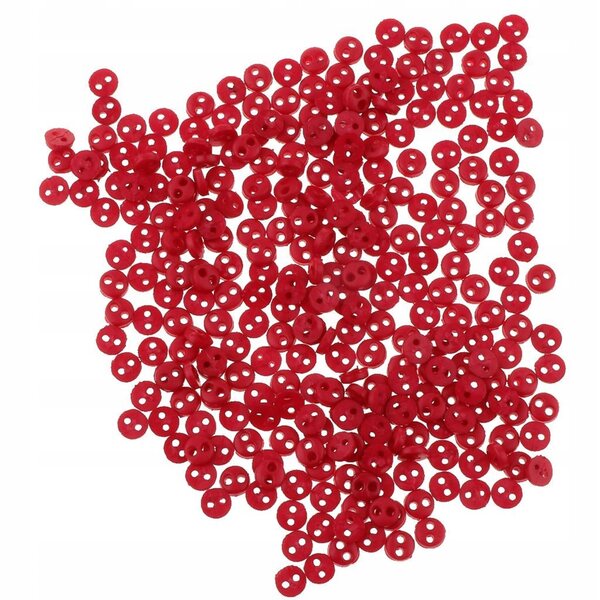 Set 300 Bottoni Mini Rotondi 4 mm per Cucito e Artigianato Fai da Te