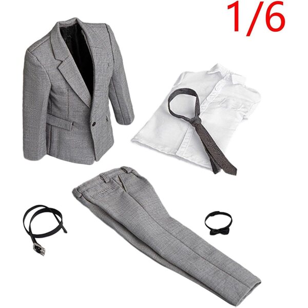 1:6 formelles Kleidungsset für 12-Zoll-Puppen – Hemd, Hose und Accessoires