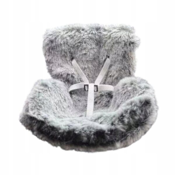 Sedile sicuro per bambole 17 cm grigio con clip e piano educativo