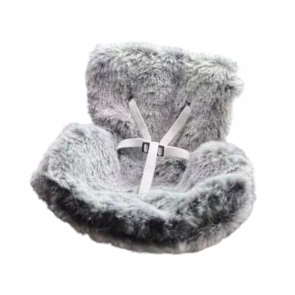 Sedile sicuro per bambole 17 cm grigio con clip e piano educativo