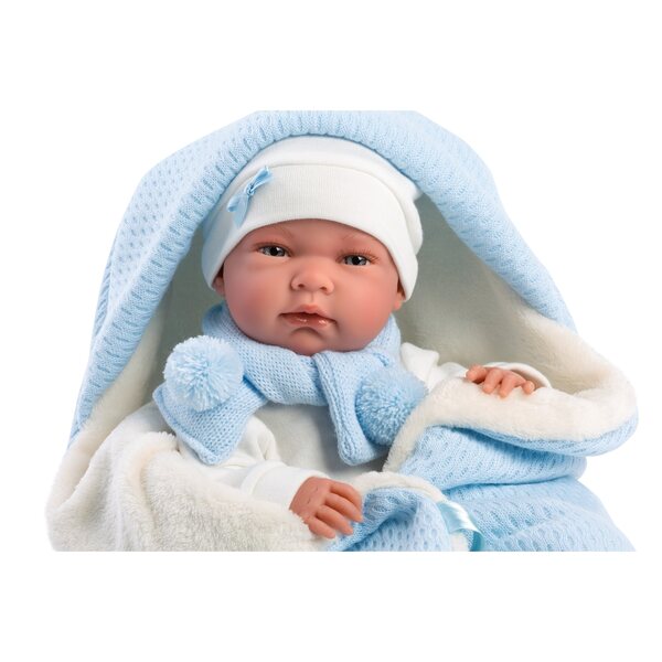 Llorens M738-61 Kleidung für New Born Puppe 40-42 cm mit Zubehör 5 Stück