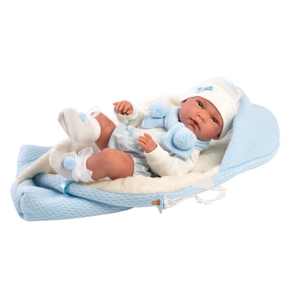 Llorens M738-61 Kleidung für New Born Puppe 40-42 cm mit Zubehör 5 Stück