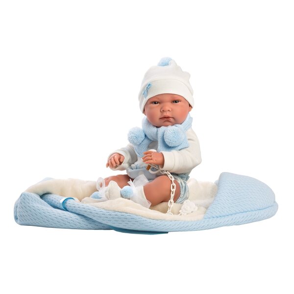 Llorens M738-61 Kleidung für New Born Puppe 40-42 cm mit Zubehör 5 Stück
