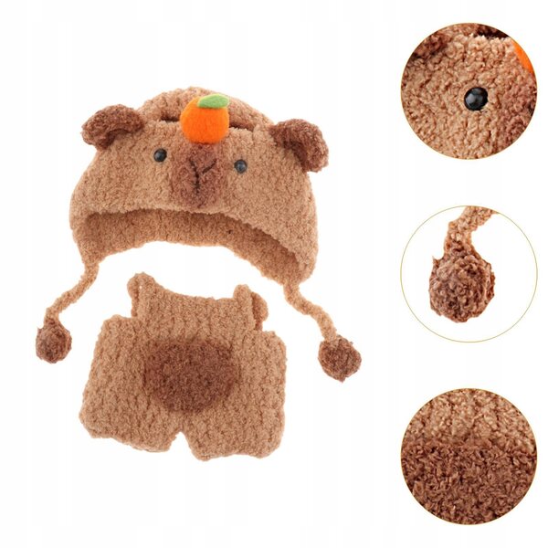 Bekleidungsset für 17-cm-Puppen aus Fashion- und Play-Plüschstoff